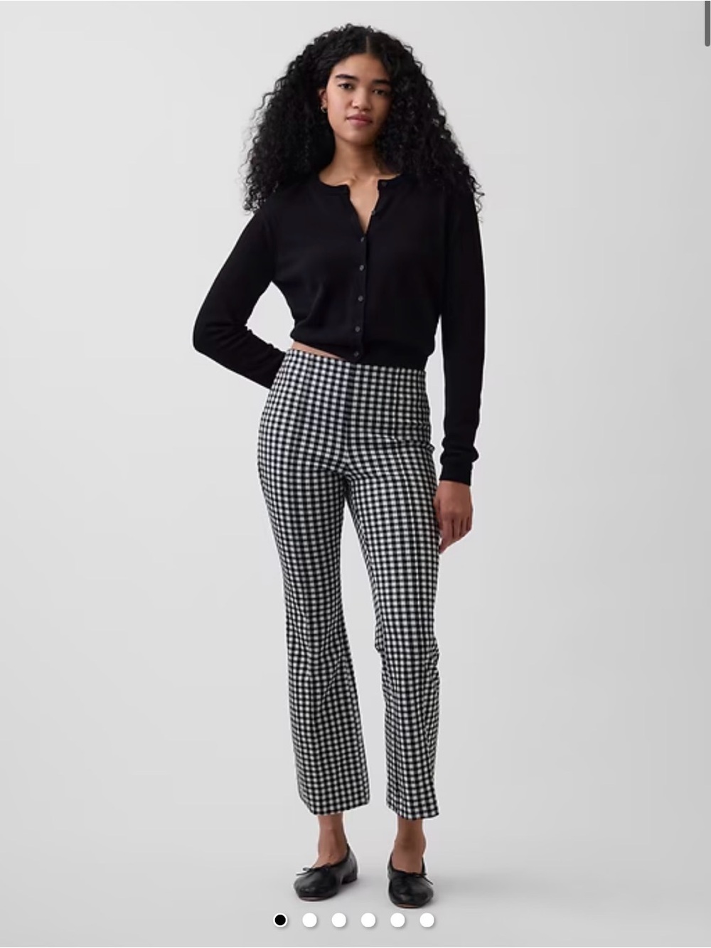 High Rise Double Knit Crop Kick Pants
